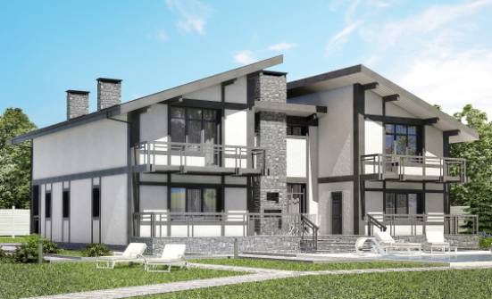 280-002-П Проект двухэтажного дома с мансардой, недорогой коттедж из кирпича Псков | Проекты домов от House Expert