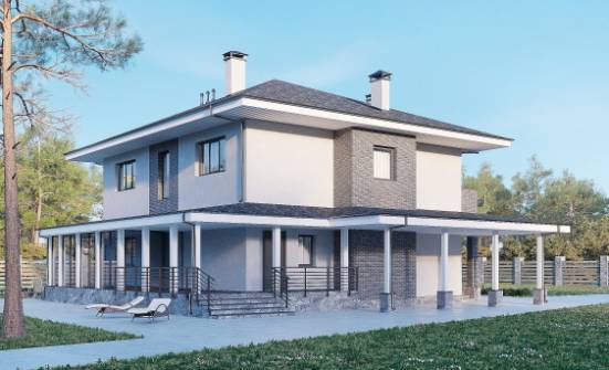 250-004-Л Проект двухэтажного дома, уютный загородный дом из арболита Пыталово | Проекты домов от House Expert