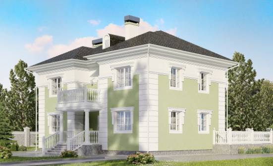 155-005-П Проект двухэтажного дома, экономичный коттедж из теплоблока Пыталово | Проекты домов от House Expert