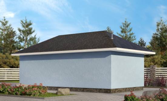 040-001-Л Проект гаража из твинблока Пыталово | Проекты домов от House Expert