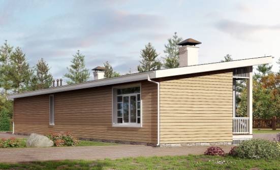 110-004-Л Проект бани из кирпича Псков | Проекты одноэтажных домов от House Expert