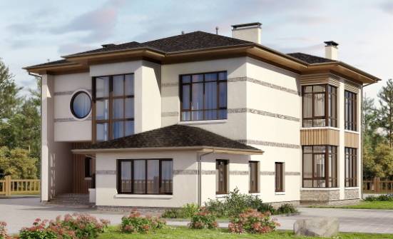 345-001-П Проект двухэтажного дома, большой дом из керамзитобетонных блоков Пыталово | Проекты домов от House Expert