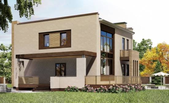 220-003-Л Проект двухэтажного дома, гараж, уютный коттедж из газосиликатных блоков Пыталово | Проекты домов от House Expert