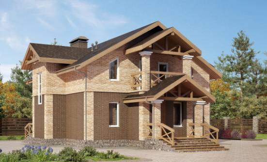 160-014-П Проект двухэтажного дома, простой загородный дом из арболита Невель | Проекты домов от House Expert
