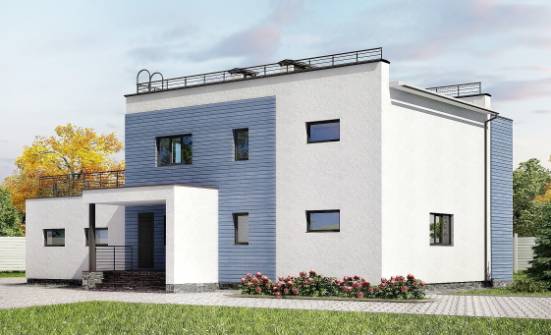 180-012-Л Проект двухэтажного дома, гараж, средний дом из кирпича Невель | Проекты домов от House Expert