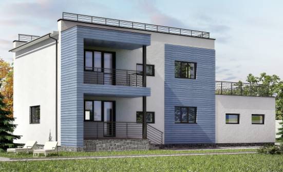 180-012-Л Проект двухэтажного дома, гараж, средний дом из кирпича Невель | Проекты домов от House Expert