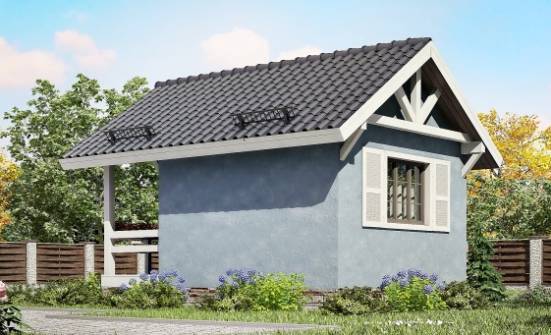 020-001-Л Проект одноэтажного дома, простой коттедж из дерева Невель | Проекты одноэтажных домов от House Expert