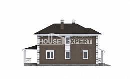 185-002-П Проект двухэтажного дома, компактный дом из пеноблока Великие Луки, House Expert