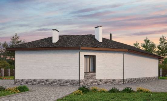 145-001-Л Проект бани из пеноблока Псков | Проекты одноэтажных домов от House Expert