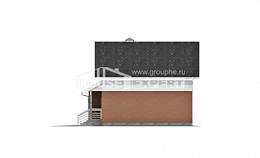 120-002-Л Проект двухэтажного дома с мансардным этажом, гараж, классический загородный дом из пеноблока Псков, House Expert
