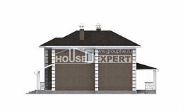 185-002-П Проект двухэтажного дома, скромный коттедж из твинблока Пыталово, House Expert