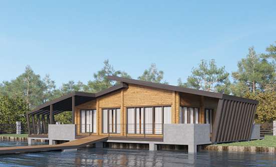 100-007-П Проект бани из бревен Невель | Проекты одноэтажных домов от House Expert