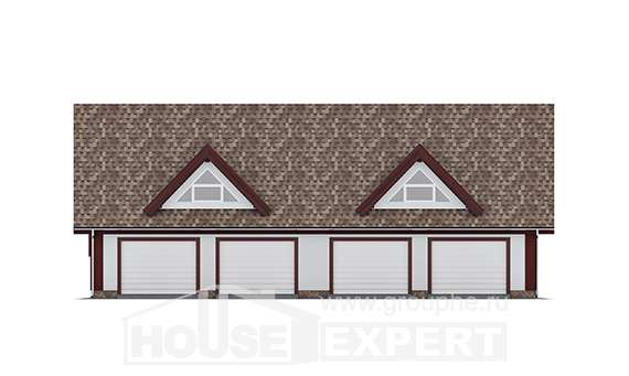 145-002-Л Проект гаража из бризолита Невель, House Expert
